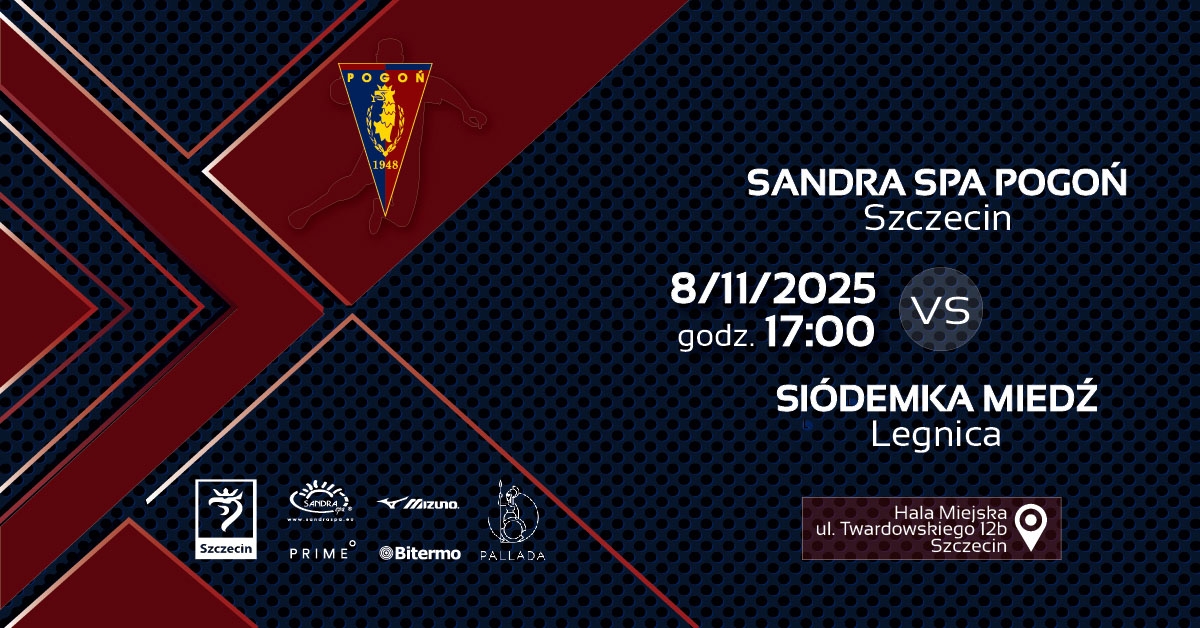 Sandra Spa Pogoń Szczecin vs Siódemka Miedź Legnica