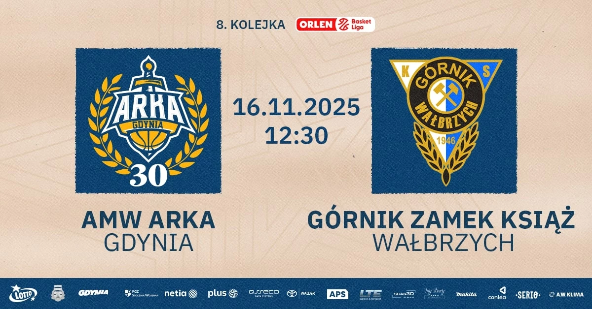AMW Arka Gdynia vs Górnik Zamek Książ Wałbrzych